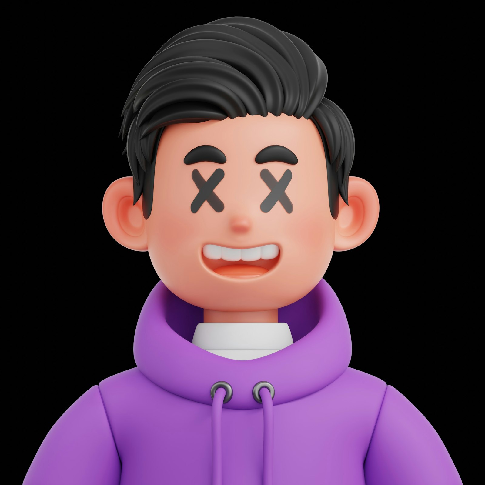 A stylized 3D cartoon avatar of a digital character, the kind of collectible profile picture that could double as an on-chain identity